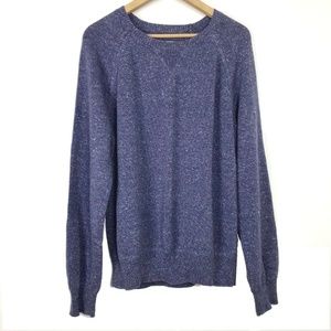 Jack Spade Cotton + Linen Purple Knit Sweater